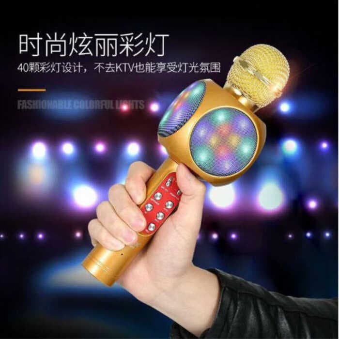 Microfone microfone áudio integrado nacional telefone móvel k-Song ferramenta útil sem fio Bluetooth casa TV Universal c