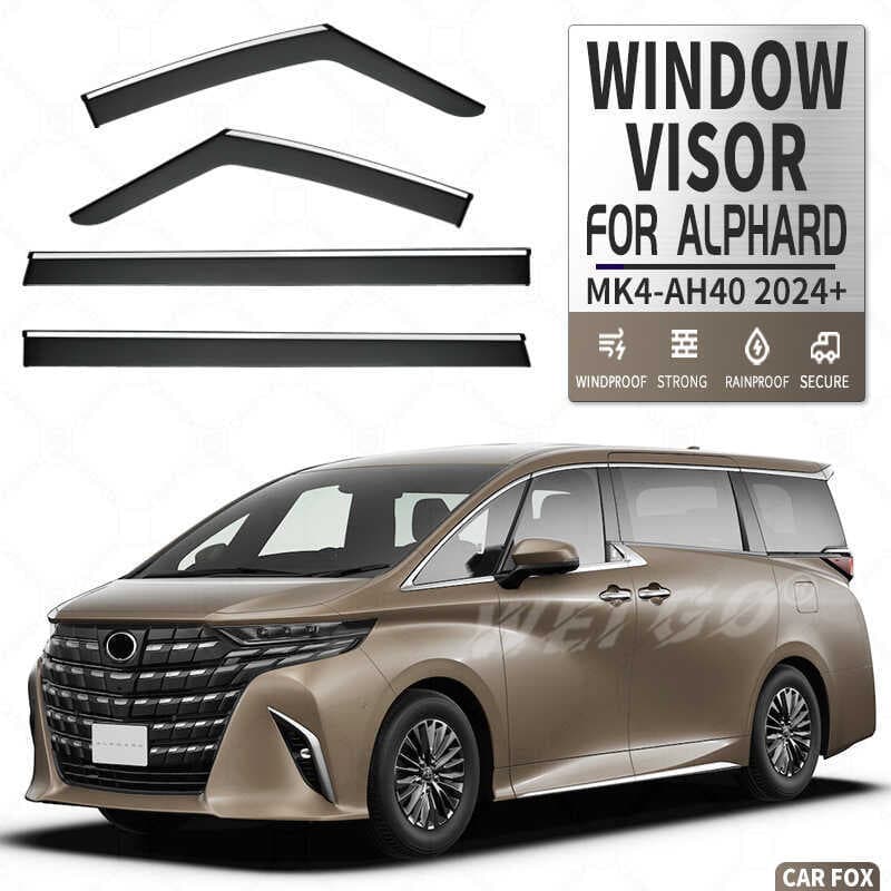 Adequado para Toyota Alpha à prova de chuva sobrancelha Toyota ALPHARD viseira de janela