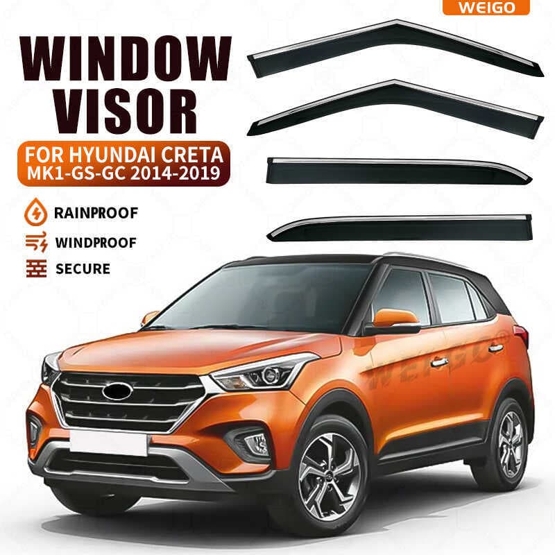 Adequado para Hyundai creta janela defletor creta SU2 viseira de janela