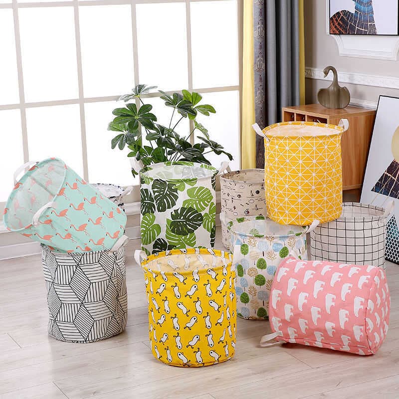 Cesta de armazenamento de roupas sujas banheiro dobrável cesta de armazenamento de brinquedos quarto das crianças casa g