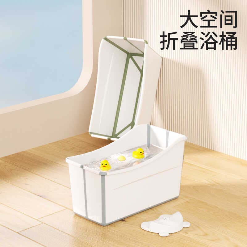 Banheira dobrável doméstica média grande crianças banheira dupla banheira grande