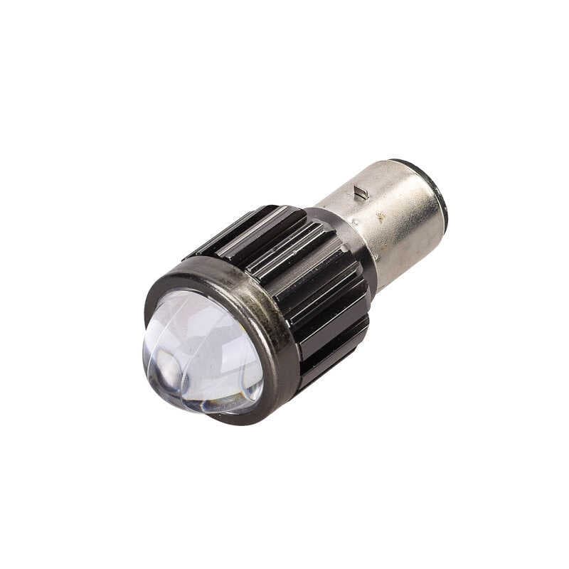 Luz da motocicleta H4 amarelo branco duas cores luz distante farol LED pequeno canhão de aço holofote lente olho de peix