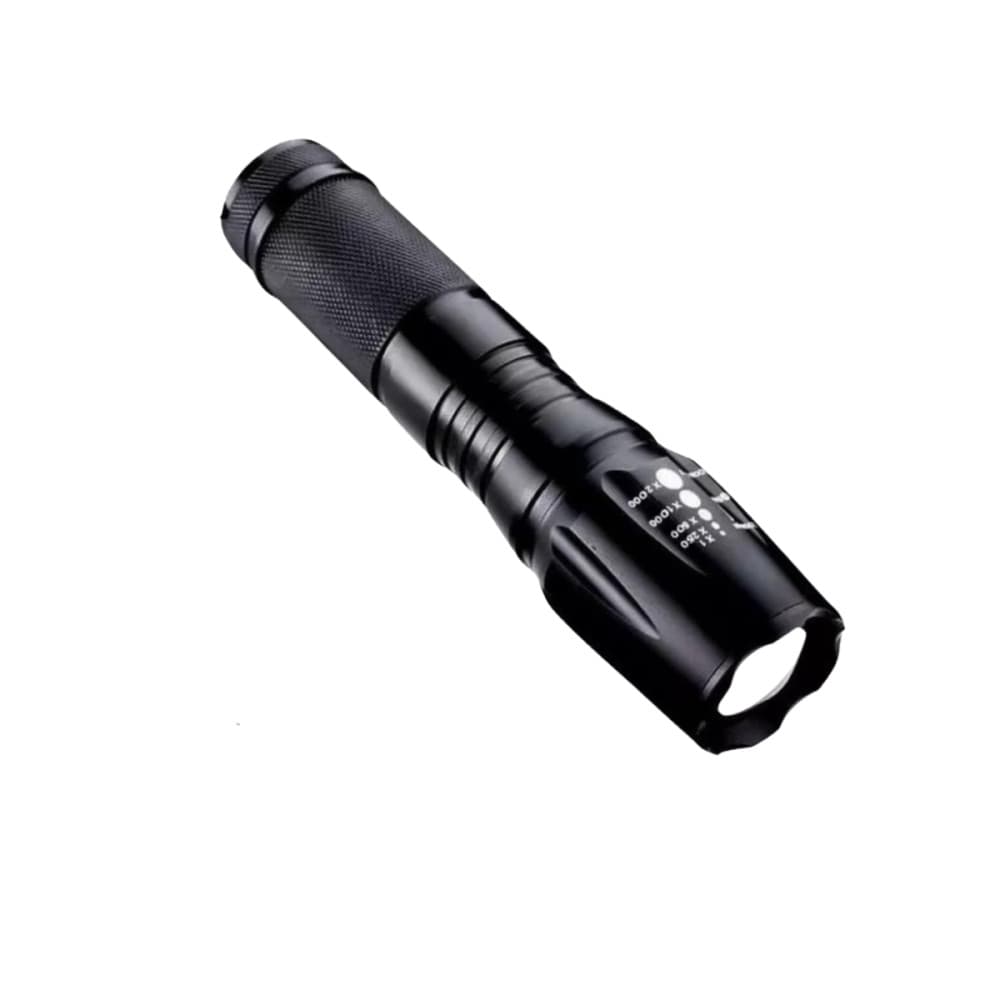 Tática Portátil MINI lanterna  a Pilha com Zoom Telescópico