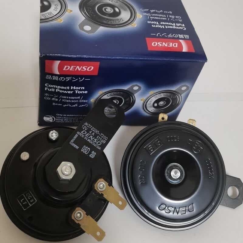 Bacia elétrica tipo DENSO 6920 2560 7260 Apito de carro com plugue duplo Buzina eletrônica à prova d'água de graves alto