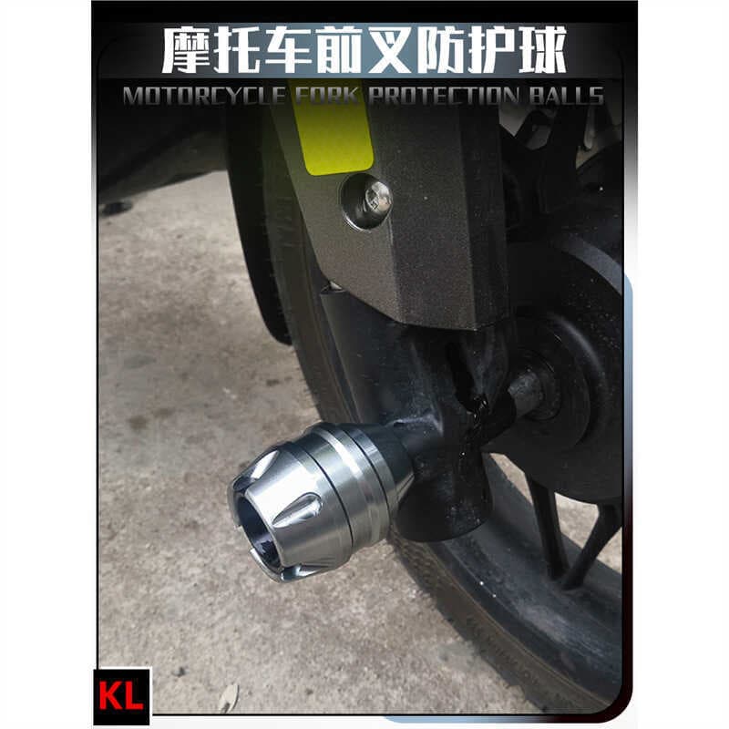 Adequado para Honda Fosha 350/300 PCX150/160 modificado roda dianteira resistente a choques haste de proteção roda diant