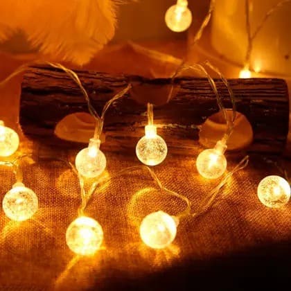 Varal De Luzes Led Externo Luz Solar Com 50 Lâmpadas Pisca Natal  Colorido Varal De Luzes Led Externo