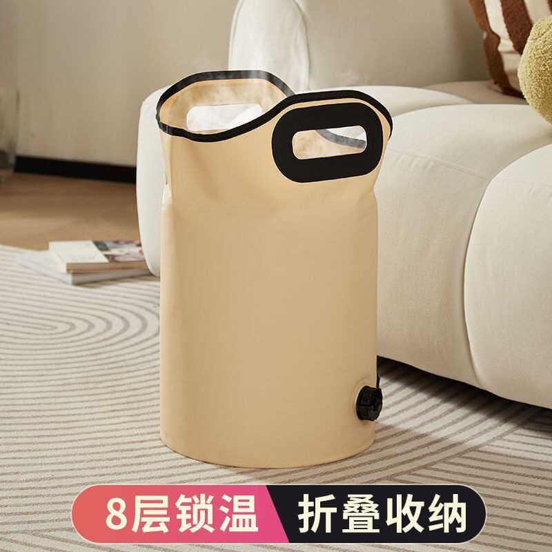 Use balde de banho dobrável para pés, banho para pés, balde dobrável para banho de pés, saúde da panturrilha, portátil