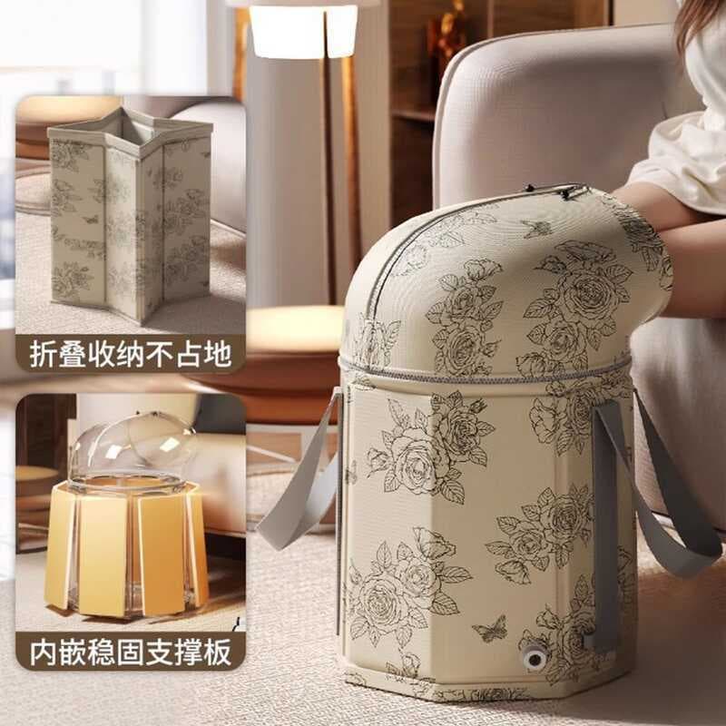 Dobrável pé banho doméstico portátil pé banho senhoras saudável pé saco de banho cozido no vapor sobre o joelho pé lavat