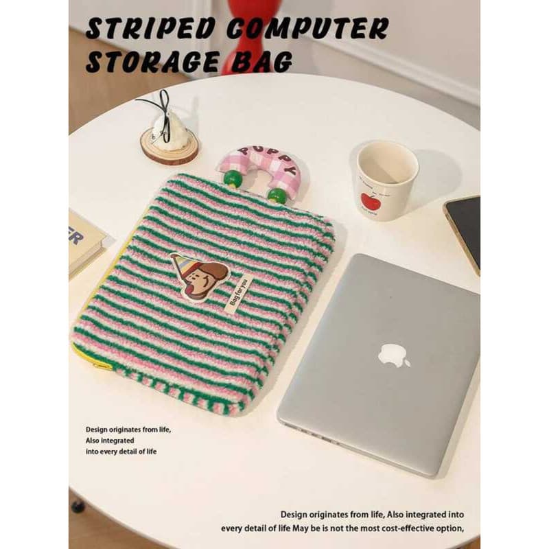 Original ins estilo bonito portátil diário Casual de um ombro resistente a choques saco de computador leve Commuter nota