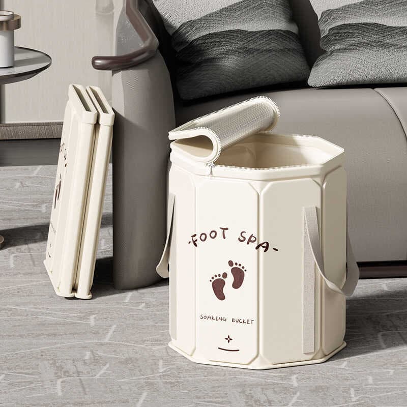Casa portátil inverno pé bacia isolamento termostático pé balde de banho sobre panturrilha dobrável pé saco de banho bal