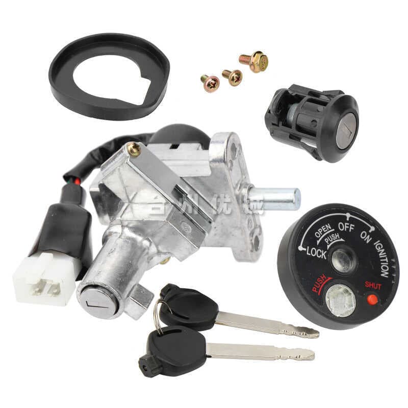 Adequado para guerreiro 150 Scooter motocicleta capa bloqueio NMAX fechadura da porta elétrica chave interruptor de igni