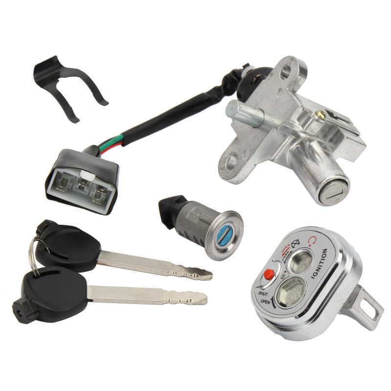 Adaptar-se à motocicleta Lifan LF110T-P Fengyun Huayun Joy segunda geração pequena princesa conjunto bloqueio completo f