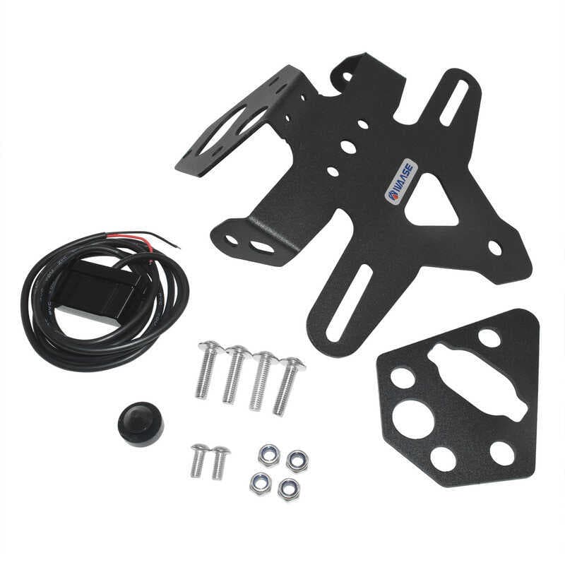 Adequado para Triumph Street Triple 765 2017-2024 Modificado Suporte de placa de licença de cauda curta Suporte de placa