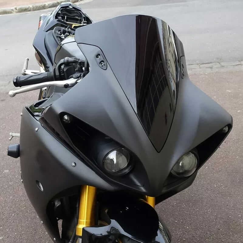 Adequado para Yamaha YZF R1 2009-2014 modificado motocicleta pára-brisa dianteiro óculos