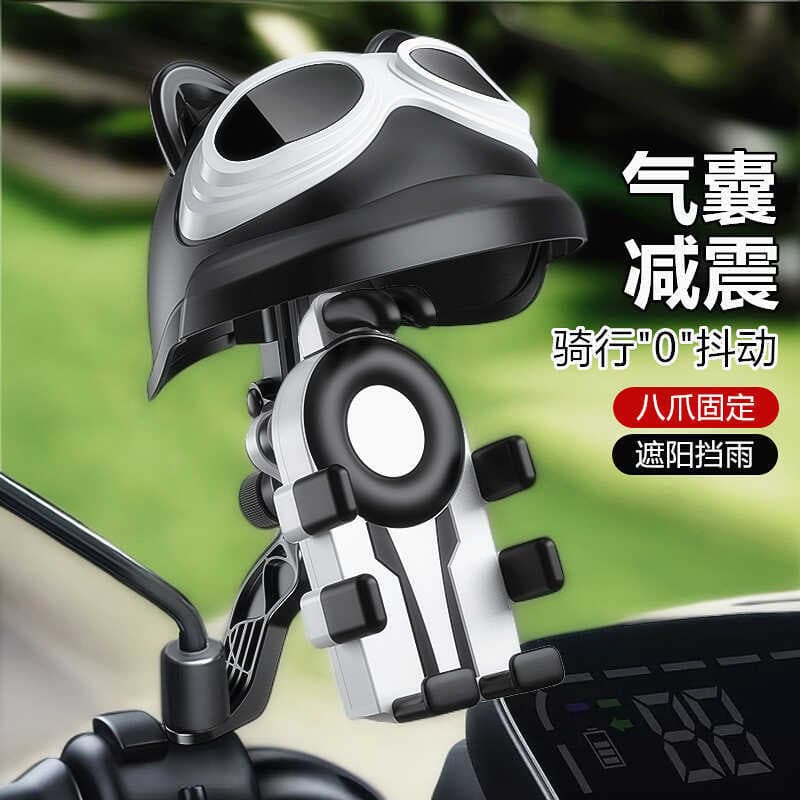 Veículo elétrico suporte do telefone móvel bateria motocicleta à prova de choque Takeaway à prova de chuva pára-sol pequ