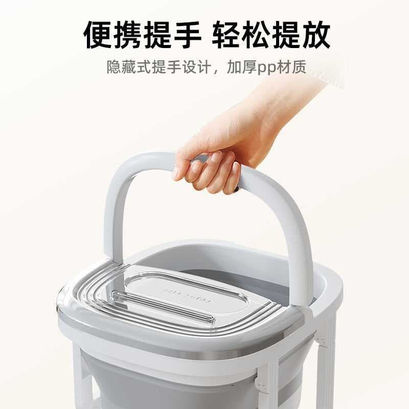 Casa dobrável pé banheira banheira retrátil viagem portátil casa massagem pé lavagem doméstica banheira