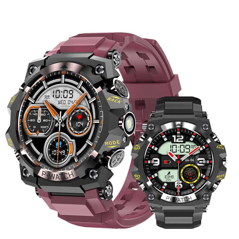 PG222 Relógio Inteligente Bluetooth Chamada Frequência Cardíaca Oxigênio no Sangue IP68 À Prova D 'Água Esportes Ao Ar L