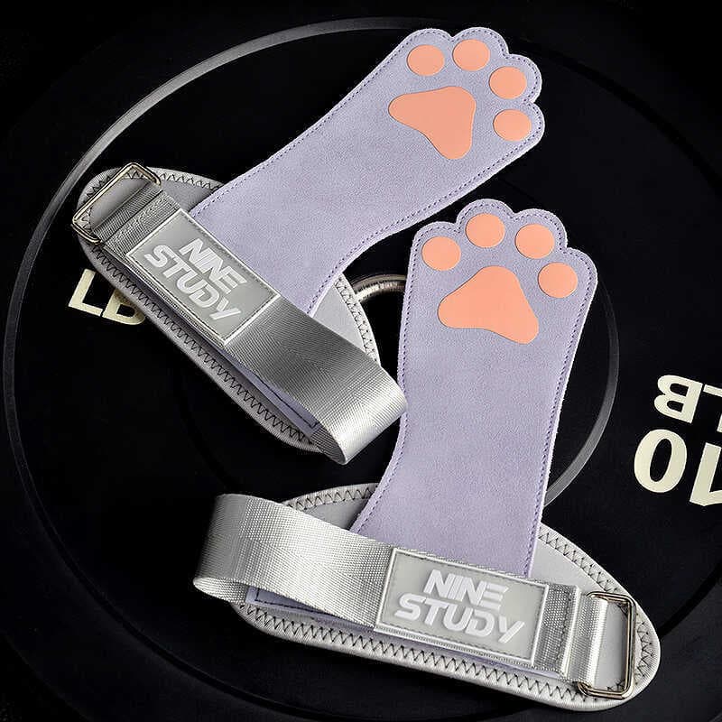 Profissional feminino Deadlift Power cinto de couro palma proteção Pull-Up haltere luvas Fitness barra Horizontal morto