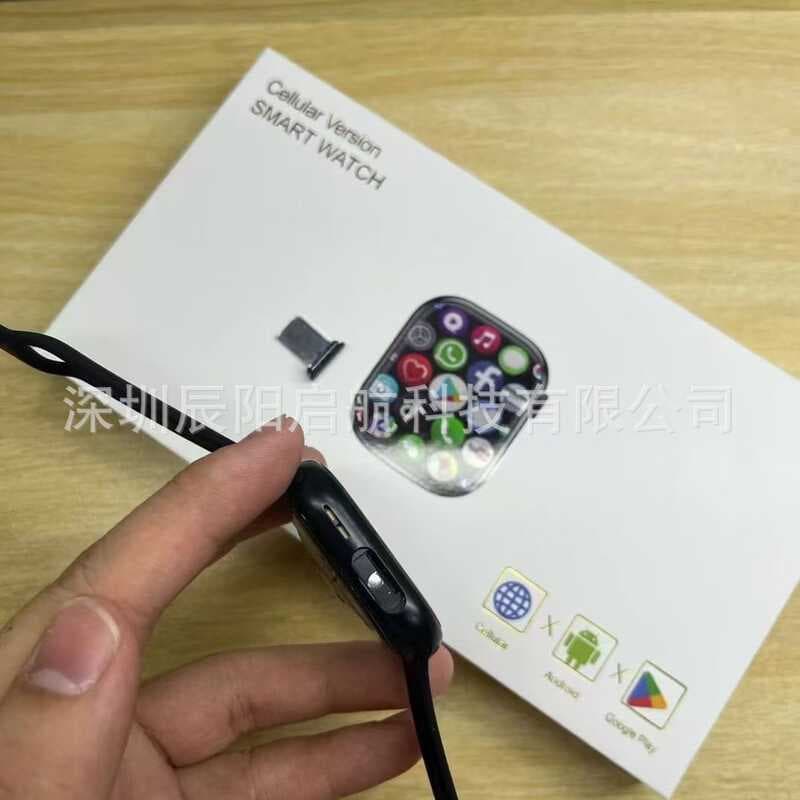 Huaqiang North VP19PRO Smartphone Watch S10PROMAX Heshuncheng 4.0 Plugável Cartoon Word Honeycomb Uma Versão