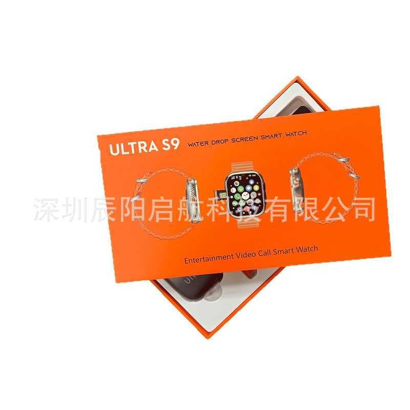 E-commerce GS37 Relógio Inteligente 4G Cartão S9 Full Netcom Tela Gota de Água Frente Traseira Câmera Cartão Relógio