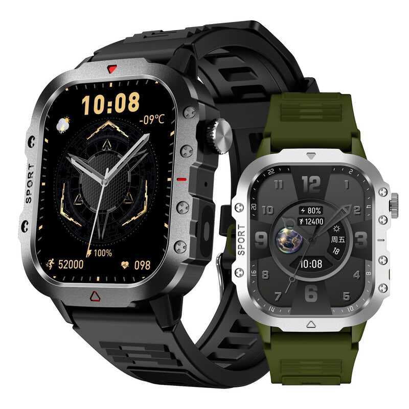 Relógio inteligente H11 freqüência cardíaca oxigênio no sangue pressão arterial monitoramento do sono Bluetooth chamada 