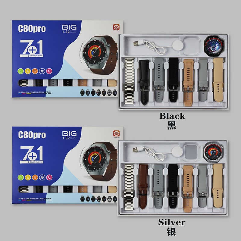 Relógio gt5 Pro conjunto sete-em-um esportes relógio inteligente Bluetooth chamada saudável freqüência cardíaca nfc reló