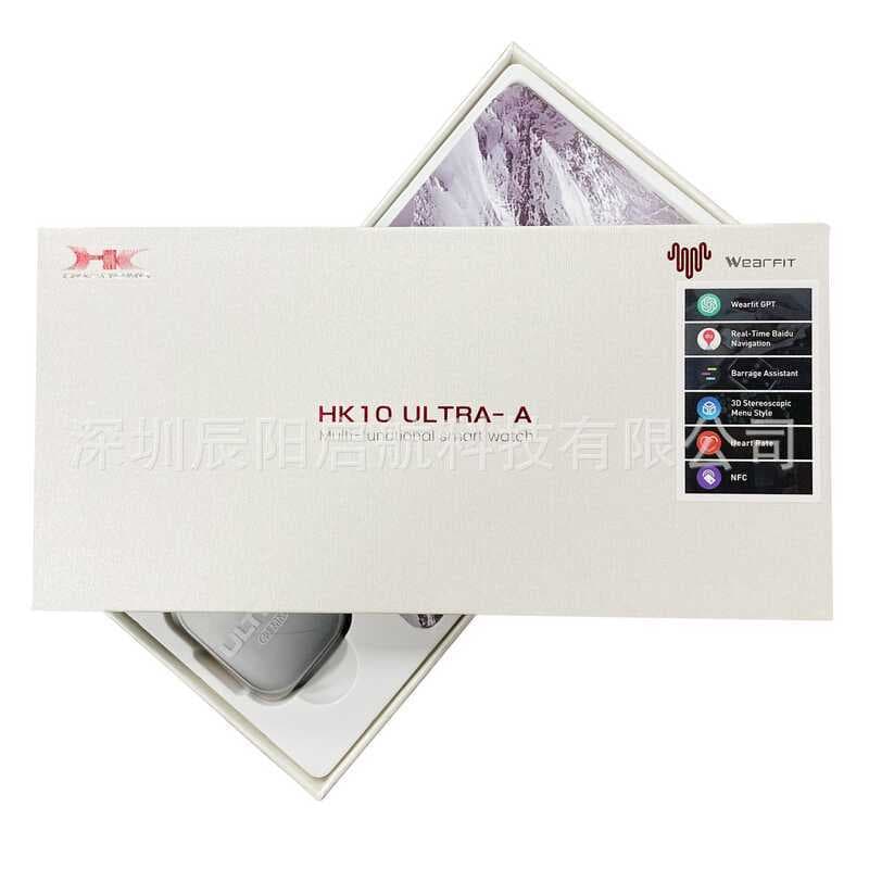 Relógio inteligente HK10 Ultra-A de venda quente Álbum de fotos Local Assistente de voz + Chamada Bluetooth Frequência c