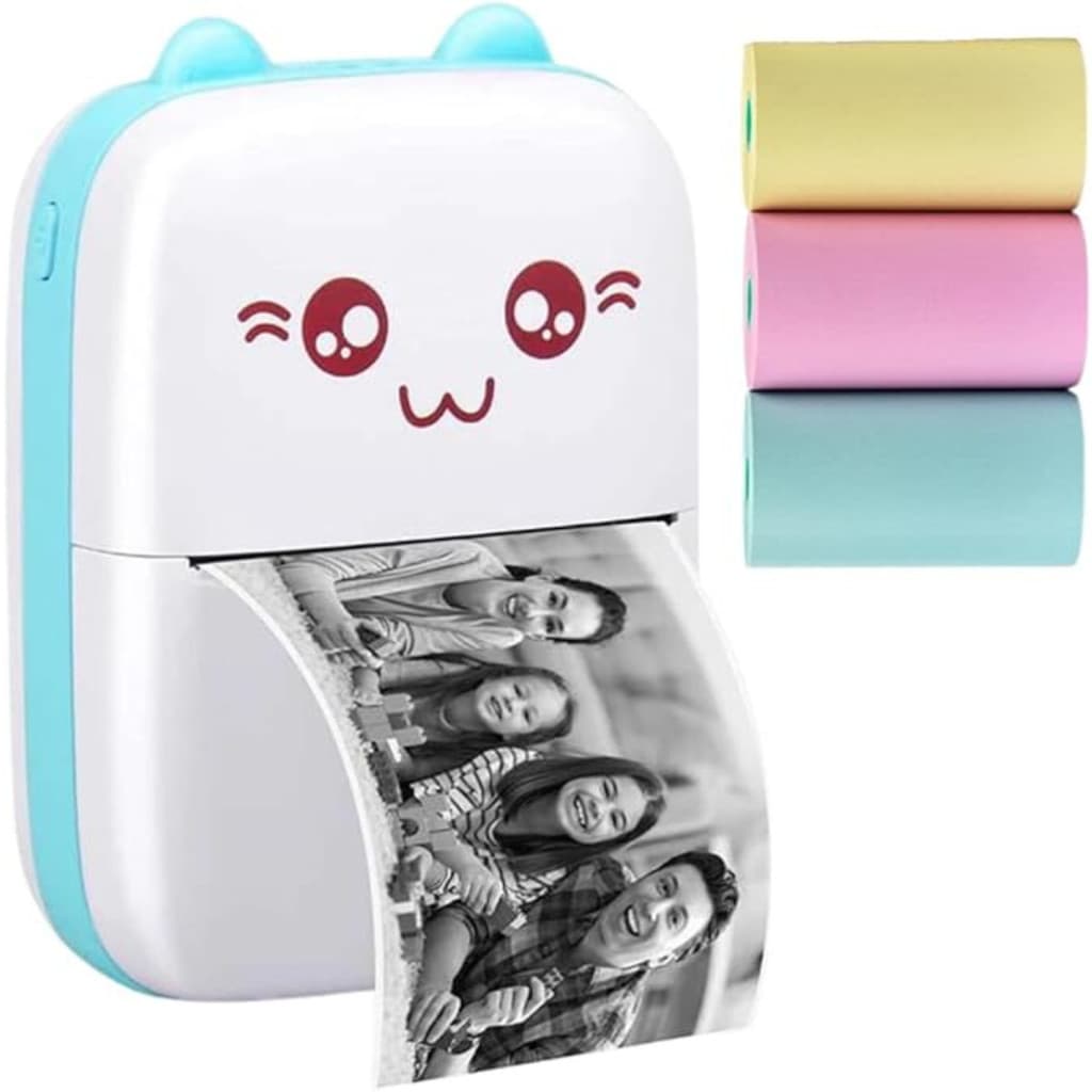 Impressora Fotográfica Térmica Portátil Mini Sem Fio