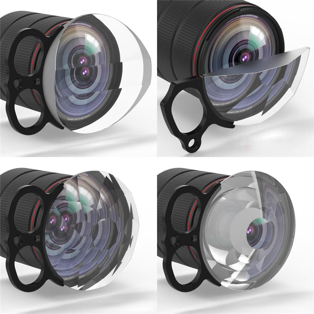 Filtro De Lente Prisma De Vidro , Câmera SLR , Fotografia , Acessórios Vedio , Caleidoscópio