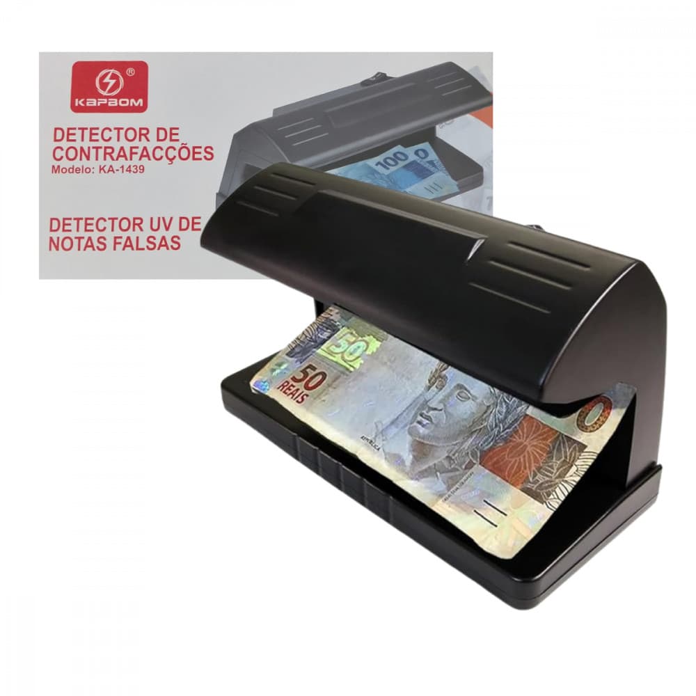Detector Notas Falsas Luz UV Ultravioleta Kapbom KA-1439