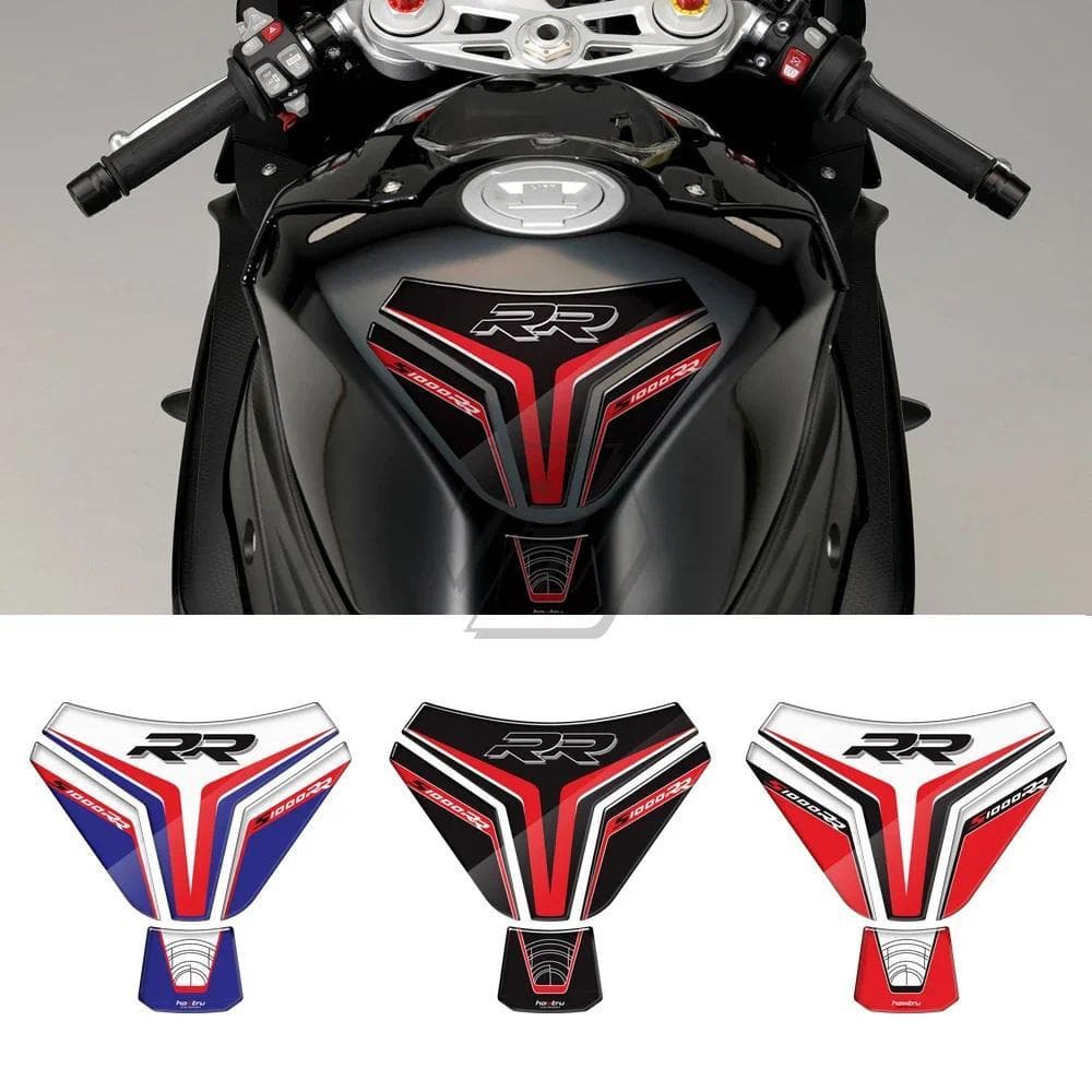 Protetor De Almofada De Tanque De Motocicleta De Resina 3D Se Encaixa Para BMW S1000RR 2015-2018
