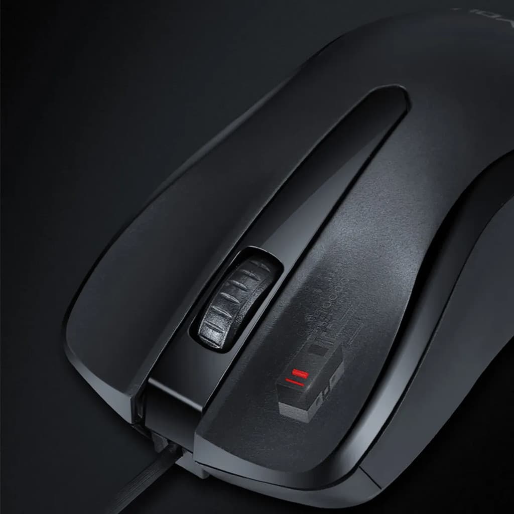 Mouse Ergonômico Com Fio Usb 3 Botões PC Notebook Kapbom KA-647