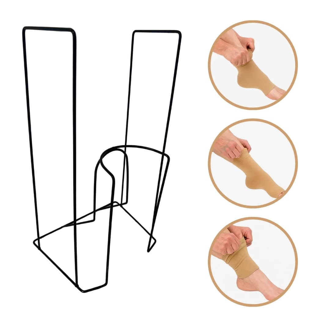 Suporte Calçador para Meia de Compressão Ortopédica – Deslizador Prático e Ergonômico