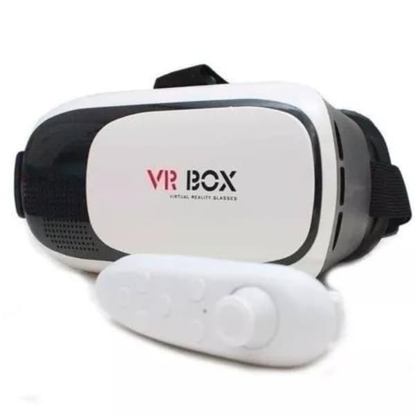 Óculos Vr Box 2.0 Realidade Virtual + Controle Cardboard 3d