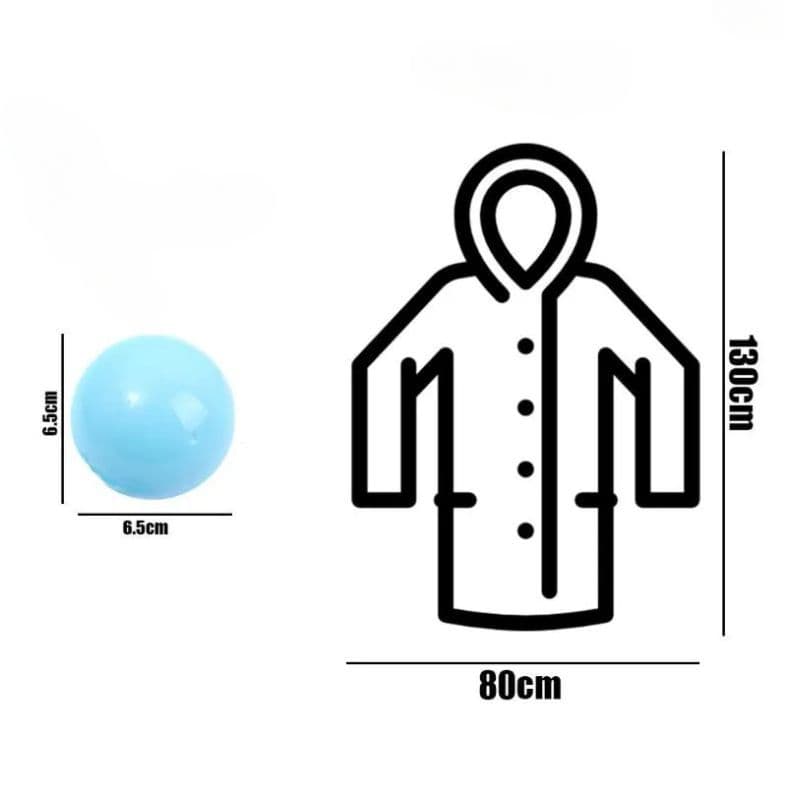 Capa de Chuva Compacta com Case e Alça Prática