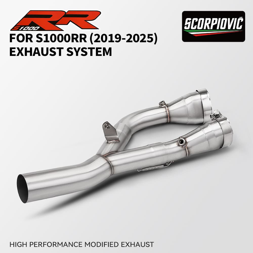 Tubo De Escape De Motocicleta , 60Mm , Aço Inoxidável , Para S1000rr 2020 2019 2021 2022 2023 2024 2025 , Design De Liga