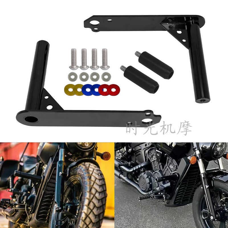 Adequado para indiano Bobber Scout luz cavalaria motocicleta pára-choques motor guarda engrossado guarda dianteira