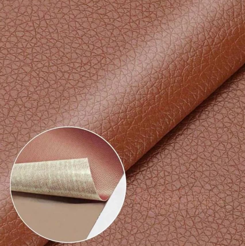 Reparo Para Couro Marrom Ranhura Sintético