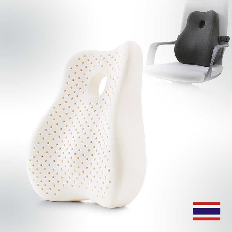 Almofada lombar de látex, cadeira de escritório, almofada para costas, carro, lombar, mulheres grávidas, travesseiro lom