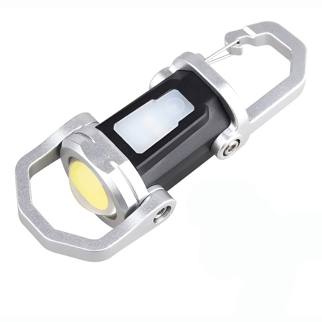 Mini Lanterna Chaveiro Recarregável LED Escoteiro Luz