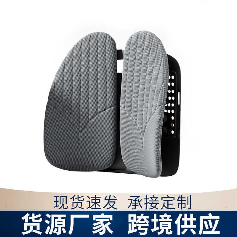 Almofada ergonômica de apoio lombar, espuma de memória, travesseiro de escritório, costas duplas, almofada lombar, carro