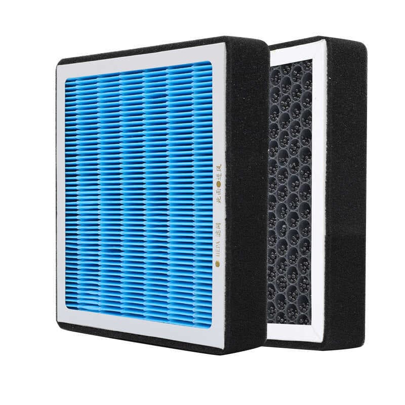 Elemento de filtro de ar condicionado de carbono ativado para carro, novo sistema de ar, elemento de filtro HEPA de alta