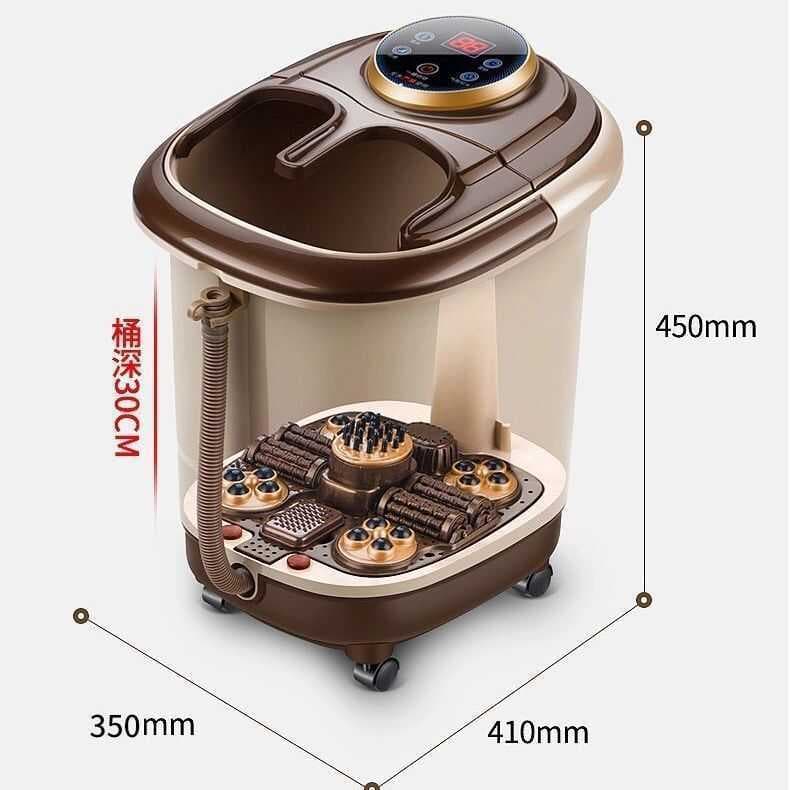 Banho De pés automático inteligente aquecimento a vapor temperatura constante massagem elétrica sobre panturrilha domést