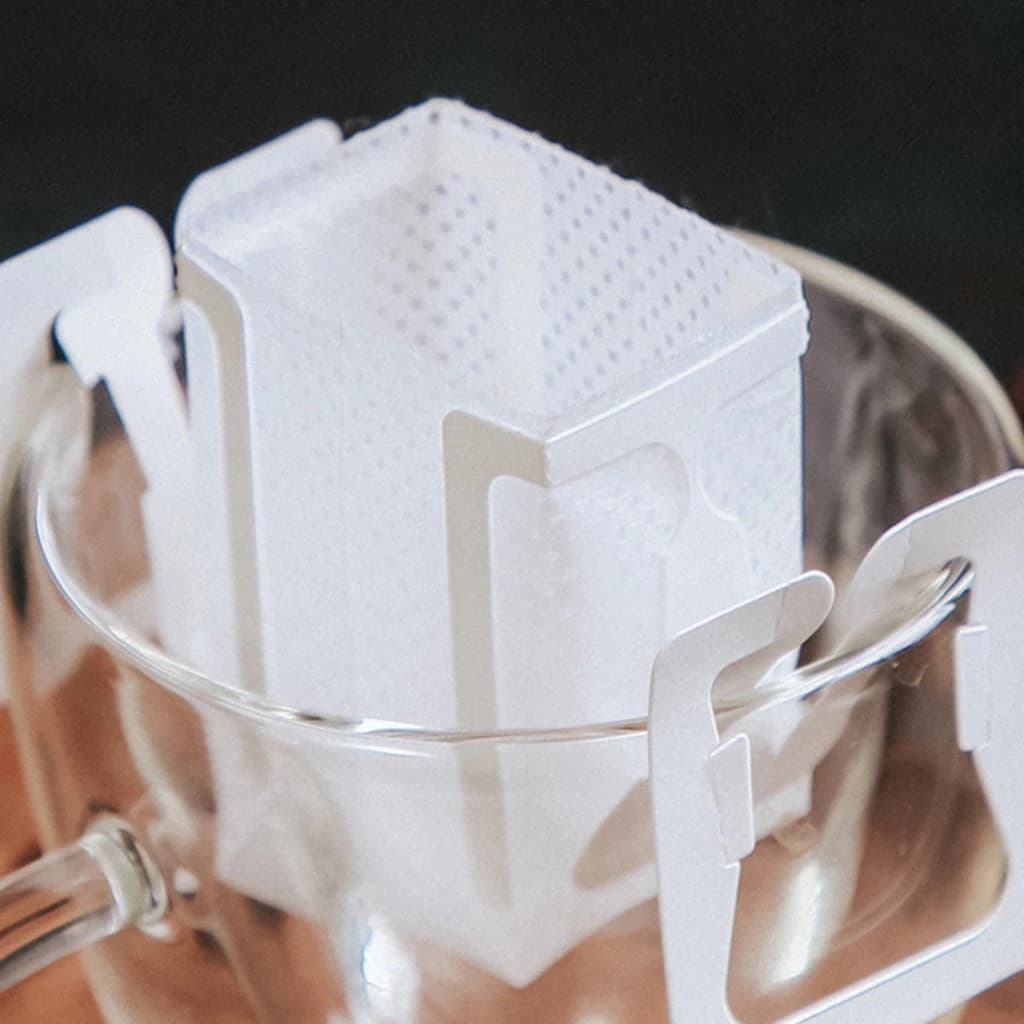 1 Kit 50 Filtros de Café Portátil Drip Coffee com Alça para Copo – Café Individual Prático