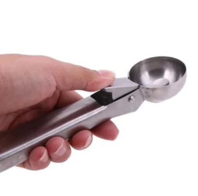 Colher de Sorvete Inox Com Ejetor Manual