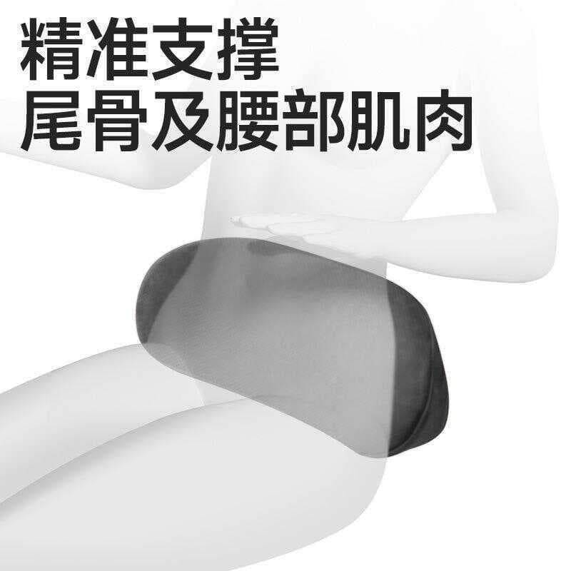 Almofada de apoio lombar para carro, espuma de memória, suporte lombar pequeno, coluna traseira, travesseiro de carro, a