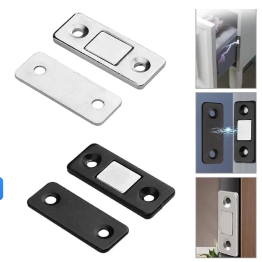 Fecho Trinco Magnético De Neodímio Trava P/ Porta Armário Guarda ref: GD-001