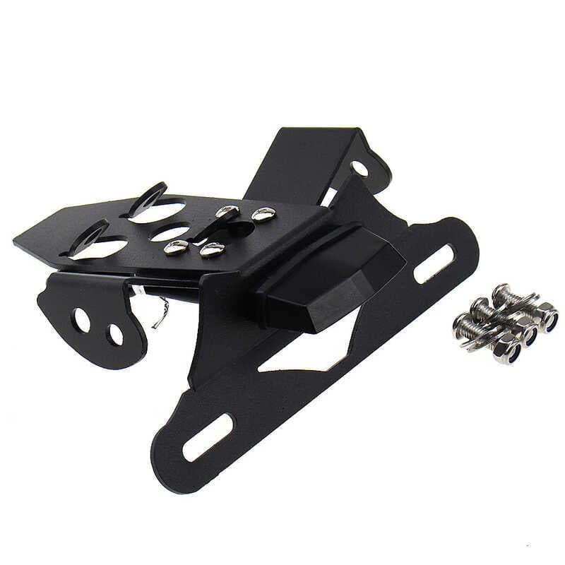 Adequado para Honda CBR1000RR 08-16 modificado cauda curta suporte da placa de licença luz iluminação da placa traseira 