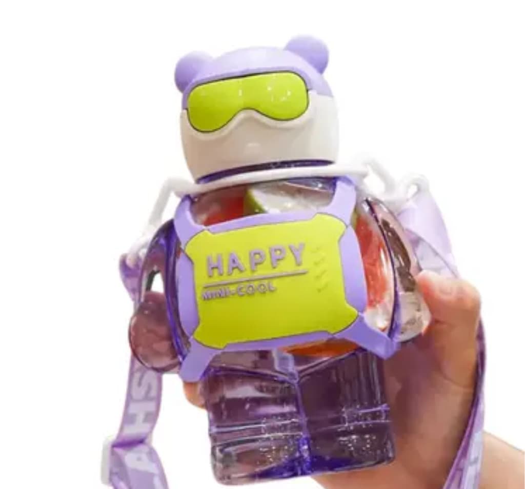 Urso Happy Mini 400ml – Squeeze Infantil com Alça