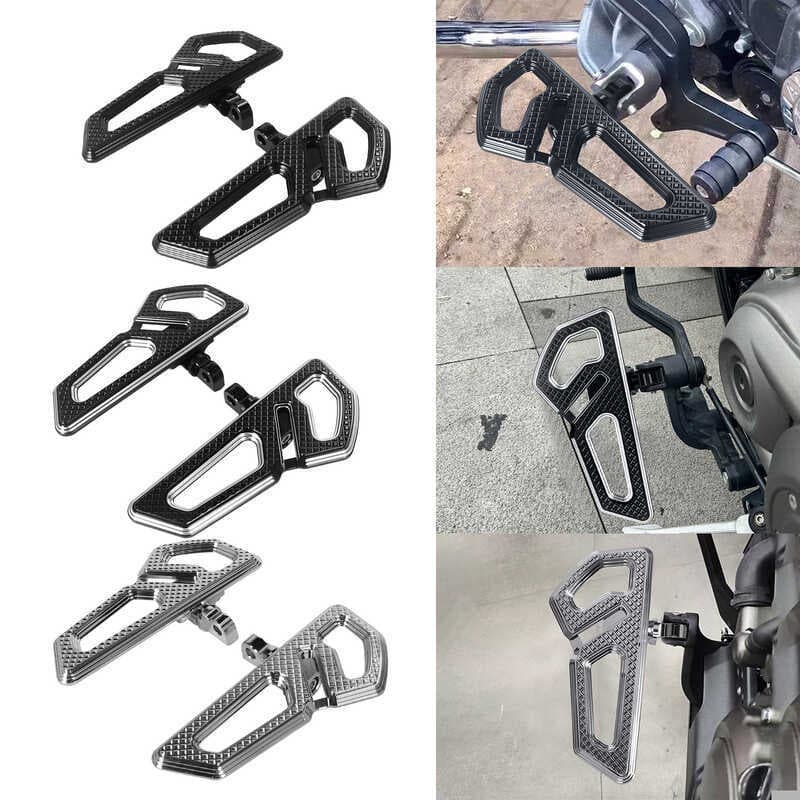 Acessórios para motocicleta adequados para modelos universais Harley, pedais pequenos modificados, pedais traseiros de p